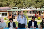 Gençlik ve Spor Bakanı Akif Çağatay Kılıç, Samsun'un Atakum İlçesinde ilk defa oy kullanacak gençlerle bir araya geldi.