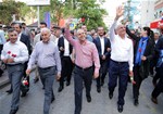 Gençlik ve Spor Bakanı Akif Çağatay Kılıç, Samsun'da düzenlenen Gençlik Yürüyüşü'ne katıldı.