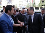 Gençlik ve Spor Bakanı Akif Çağatay Kılıç, Samsun Ondokuzmayıs Seçim Kordinasyon Merkezi Bürosu'nu ziyaret etti.