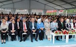Cumhurbaşkanı Recep Tayyip Erdoğan, Başbakan Ahmet Davutoğlu ile Gençlik ve Spor Bakanı Akif Çağatay Kılıç, Ordu - Giresun Havalimanı Açılış Törenine katıldı.