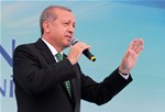 Cumhurbaşkanı Recep Tayyip Erdoğan, Başbakan Ahmet Davutoğlu ile Gençlik ve Spor Bakanı Akif Çağatay Kılıç, Ordu - Giresun Havalimanı Açılış Törenine katıldı.