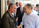 Gençlik ve Spor Bakanı Akif Çağatay Kılıç, Samsun Tekkeköy esnafını ziyaret etti.