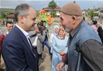 Gençlik ve Spor Bakanı Akif Çağatay Kılıç, Samsun'un Vezirköprü İlçesi Oymaağaç ve Türkmen Mahalleri'ni ziyaret etti.
