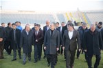 Gençlik ve Spor Bakanı Akif Çağatay Kılıç, Kırıkkale Başpınar Stadyumu'nda incelemelerde bulundu.