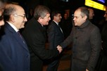 Gençlik ve Spor Bakanı Akif Çağatay Kılıç'ı Trabzon Havalimanı'nda Çalışma ve Sosyal Güvenlik Bakanı Süleyman Soylu Karşıladı.