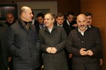 Gençlik ve Spor Bakanı Akif Çağatay Kılıç'ı Trabzon Havalimanı'nda Çalışma ve Sosyal Güvenlik Bakanı Süleyman Soylu Karşıladı.
