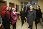 Gençlik ve Spor Bakanı Akif Çağatay Kılıç, Mardin Kız Öğrenci Yurdu'nu ziyaret etti.