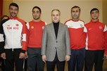 Bakan Çağatay Kılıç, Mardin'deki milli ve amatör sporcular ile kahvaltıda buluştu.