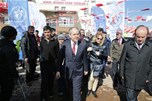 Başbakan Ahmet Davutoğlu, Gençlik ve Spor Bakanı Akif Çağatay Kılıç ile Bingöl’deki Haserek Kayak Merkezi’nin açılışını yaptı.