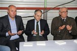 Bakan Çağatay Kılıç, Tekkeköy Belediye Başkanı Hasan Togar'ın vefat eden babası Hasan Togar'ın taziye çadırına başsağlığı ziyaretinde bulundu.