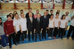 Gençlik ve Spor Bakanı Akif Çağatay Kılıç, “Geleceğe Kulaç Atıyoruz” projesi kapsamında  gerçekleştirilen sertifika törenine  katıldı.
