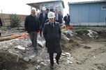 Bakan Çağatay Kılıç, İlkadım Gençlik Merkezi'nin inşaatını gezdi.